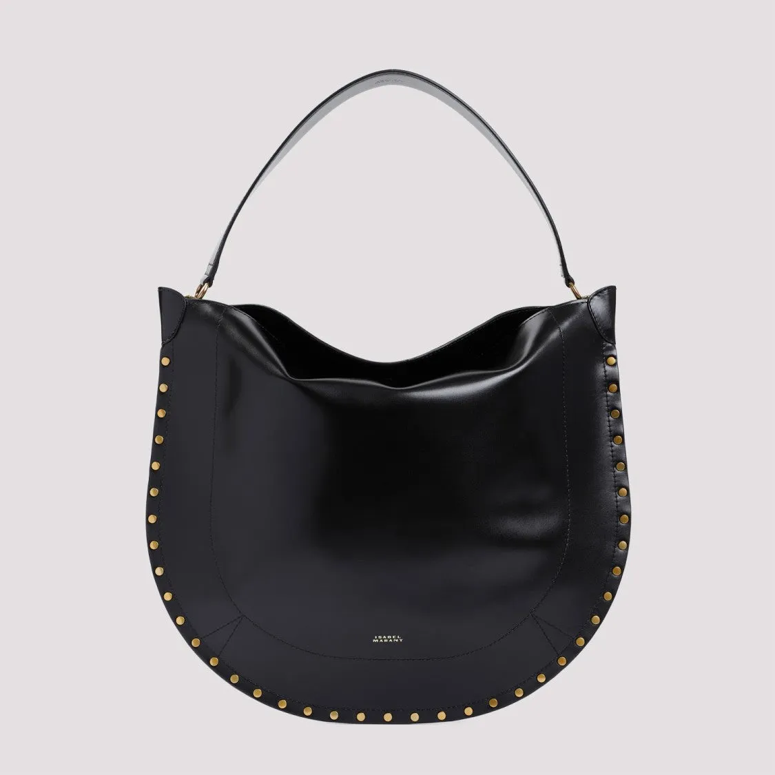 Oskan Hobo Soft Black Leather Shoulder Bag