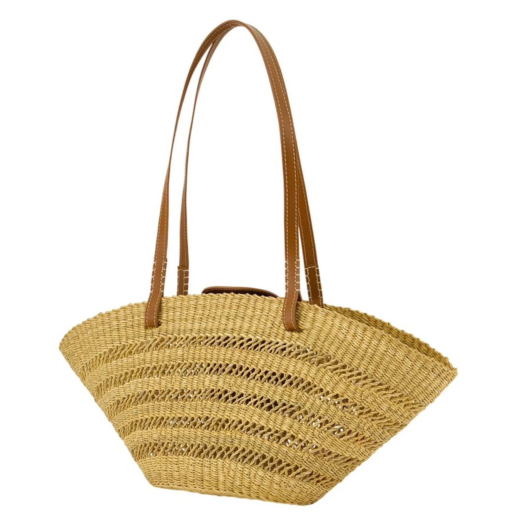 Panier Pm Shoulder Bag - Vanessa Bruno - Leather - Brown
