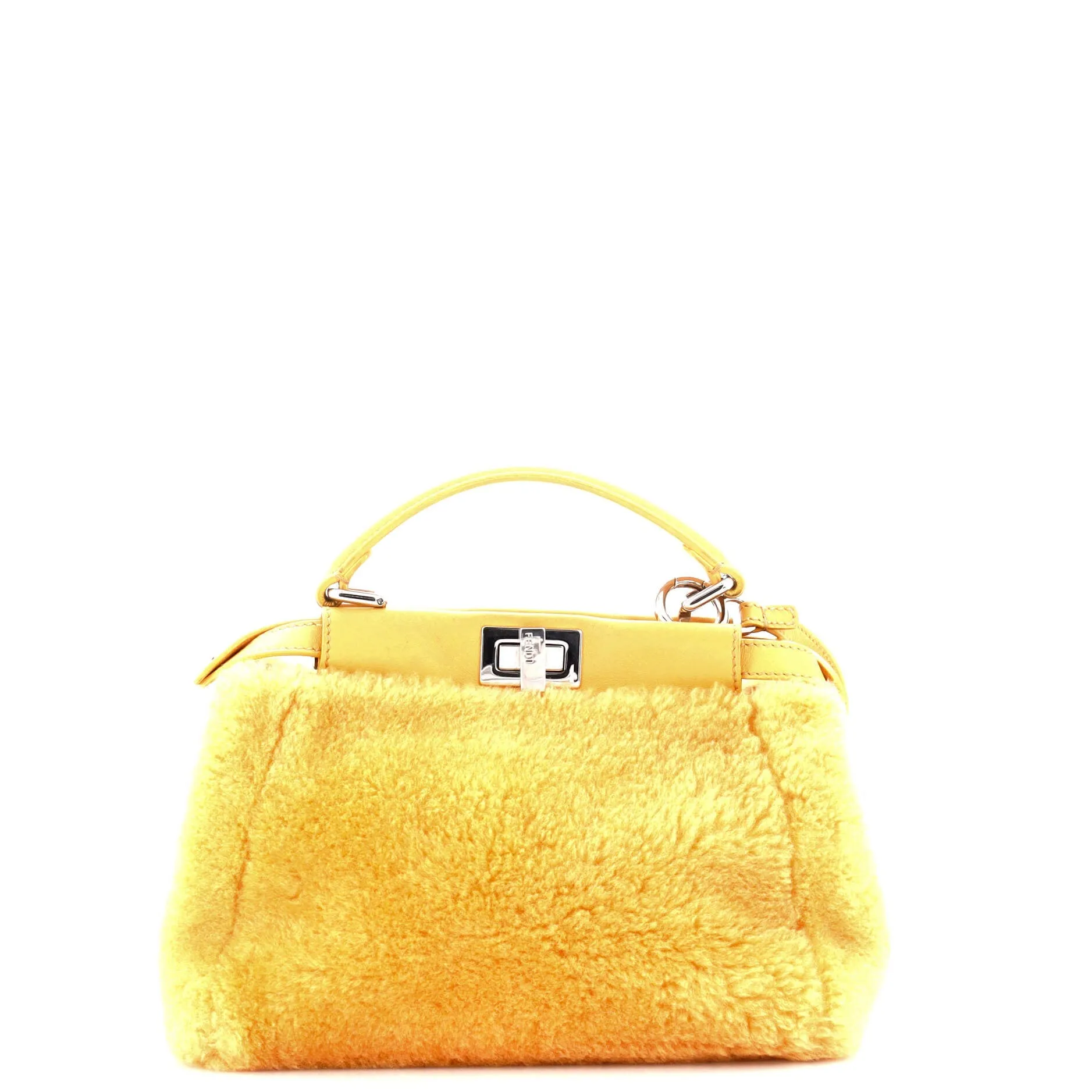 Peekaboo Bag Zucca Shearling Mini
