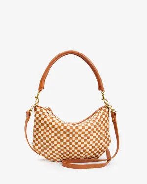 Petit Moyen Handbags - Crossbody - Petit Moyen Natural & Cream Woven Checker