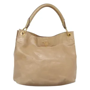 Prada Daino Leather Shoulder Bag (Pre-Owned)