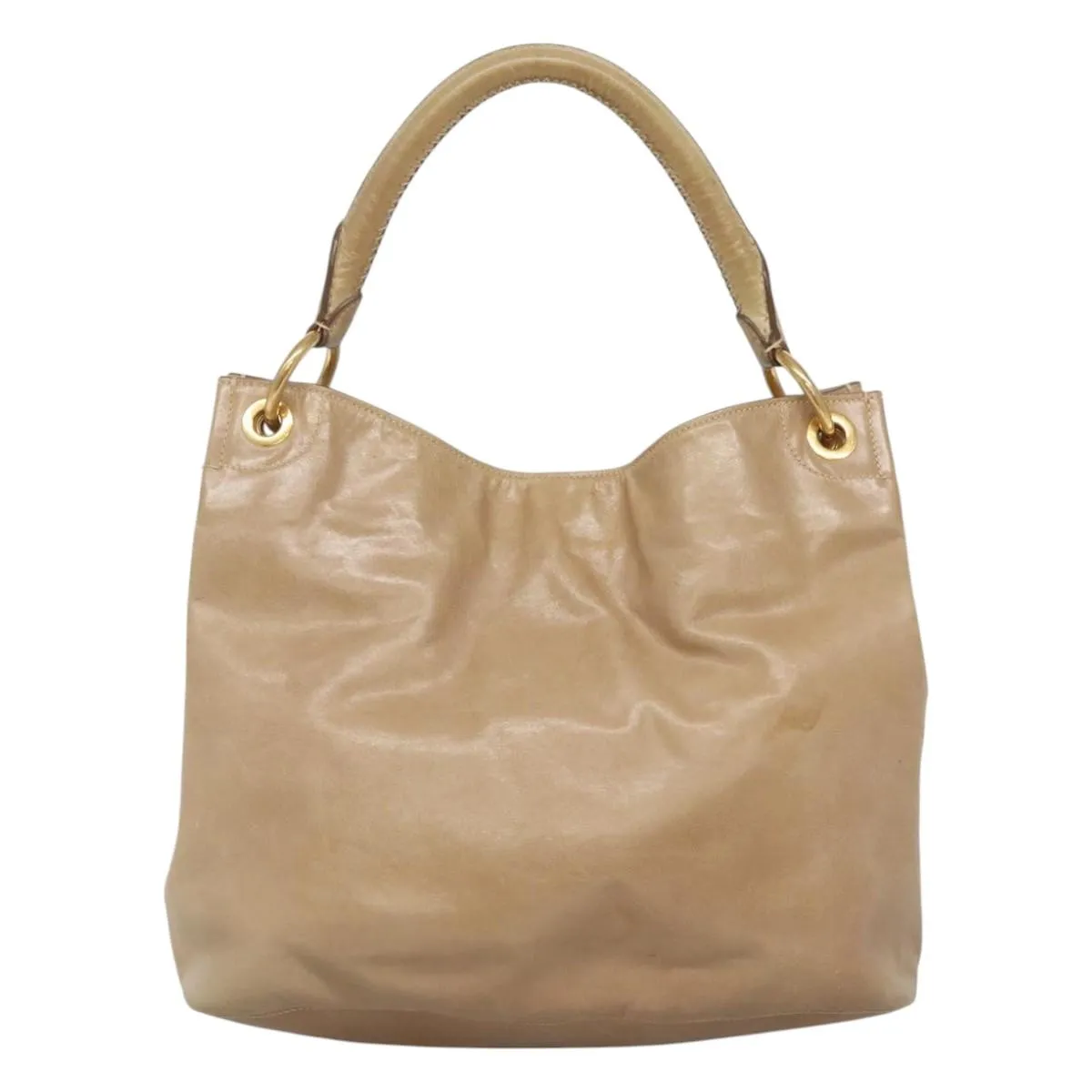 Prada Daino Leather Shoulder Bag (Pre-Owned)