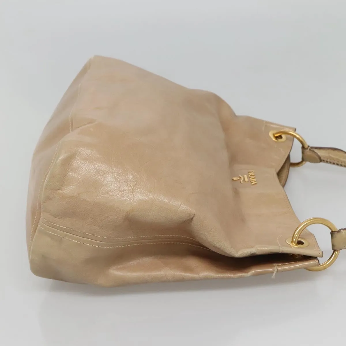 Prada Daino Leather Shoulder Bag (Pre-Owned)