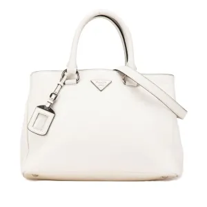 Prada Leather Handbag Shoulder Bag (Pre-Owned)