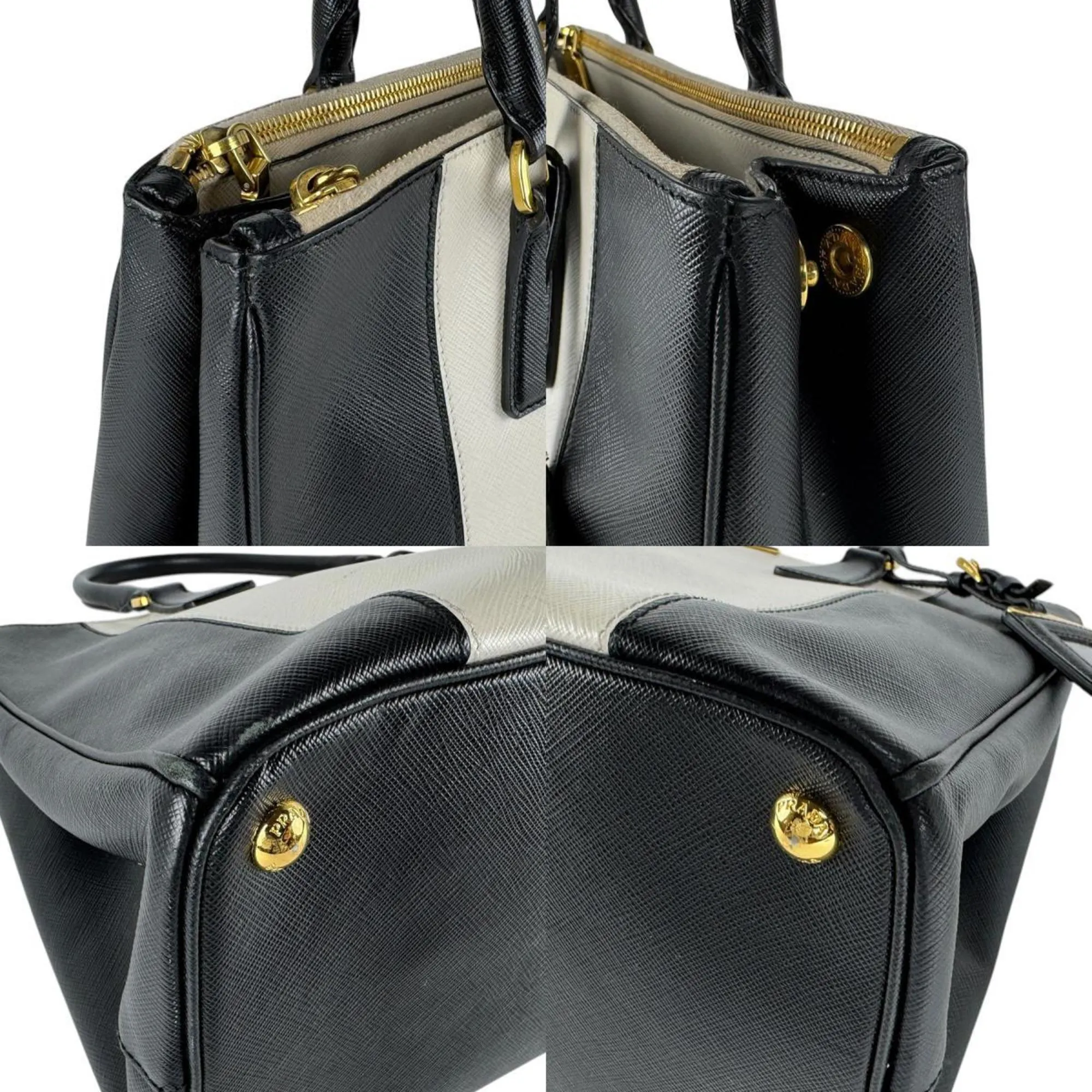 Prada  Leather Handbag Shoulder Bag (Pre-Owned)