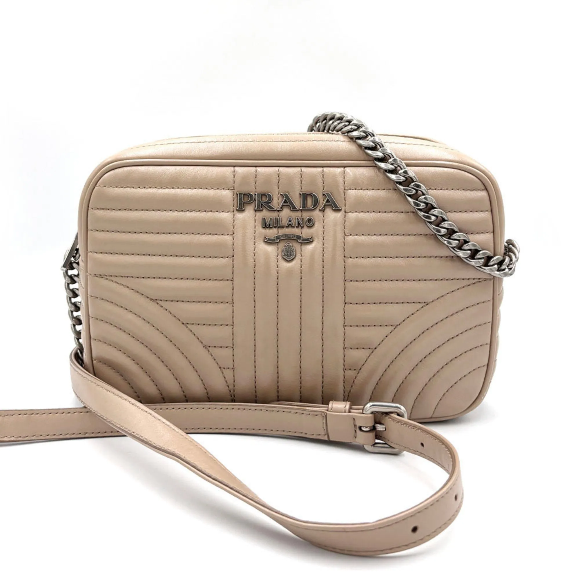 Prada Leather Shoulder Bag (Pre-Owned)