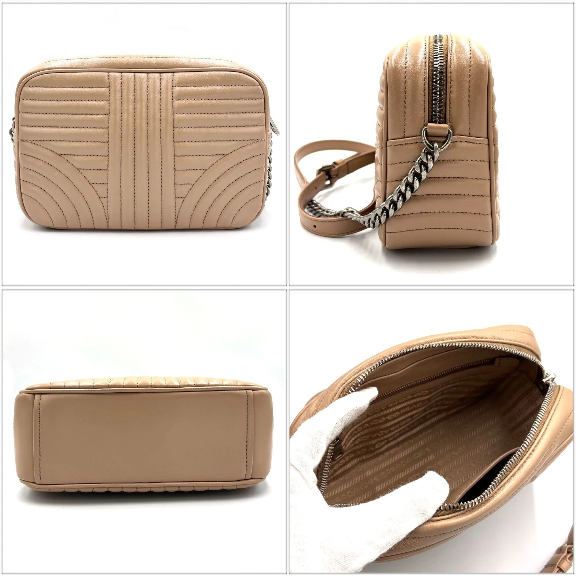 Prada Leather Shoulder Bag (Pre-Owned)