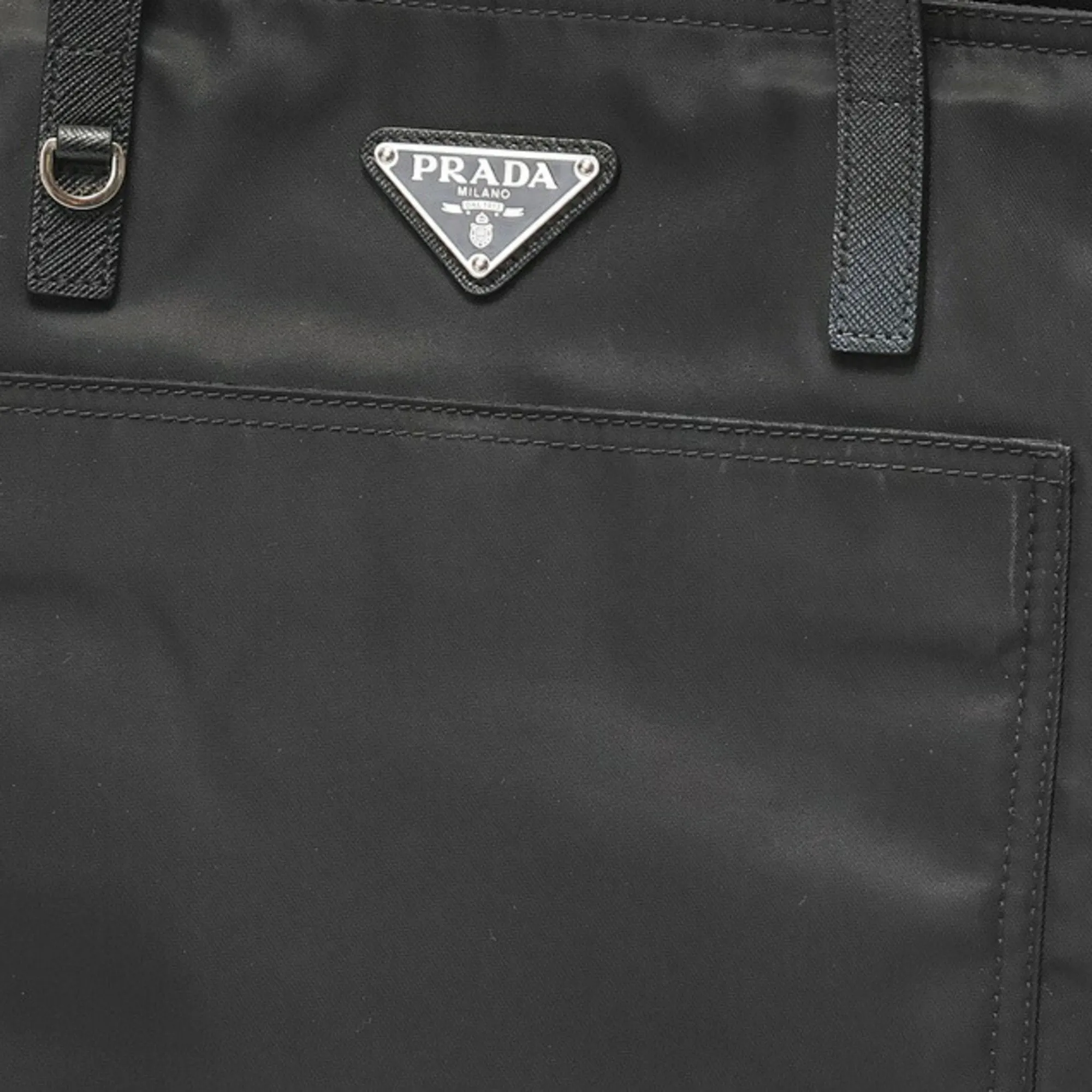 Prada Nylon Shoulder Bag Tote Bag (Pre-Owned)