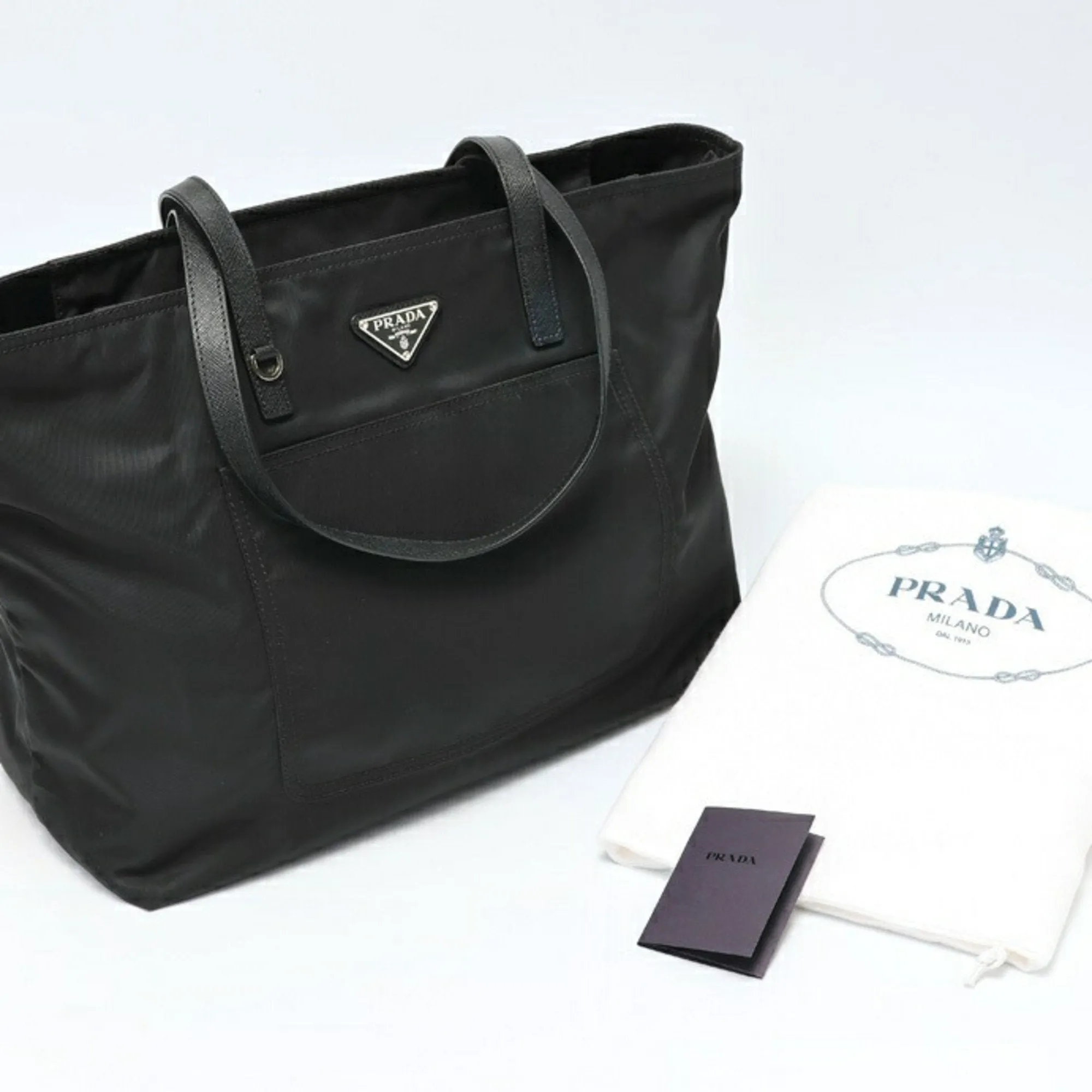 Prada Nylon Shoulder Bag Tote Bag (Pre-Owned)