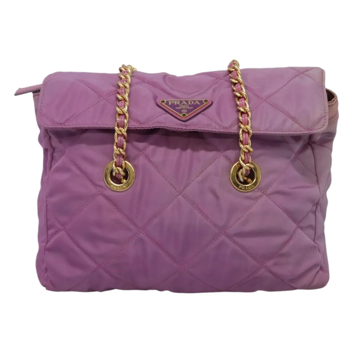Prada Tessuto Synthetic Shoulder Bag (Pre-Owned)