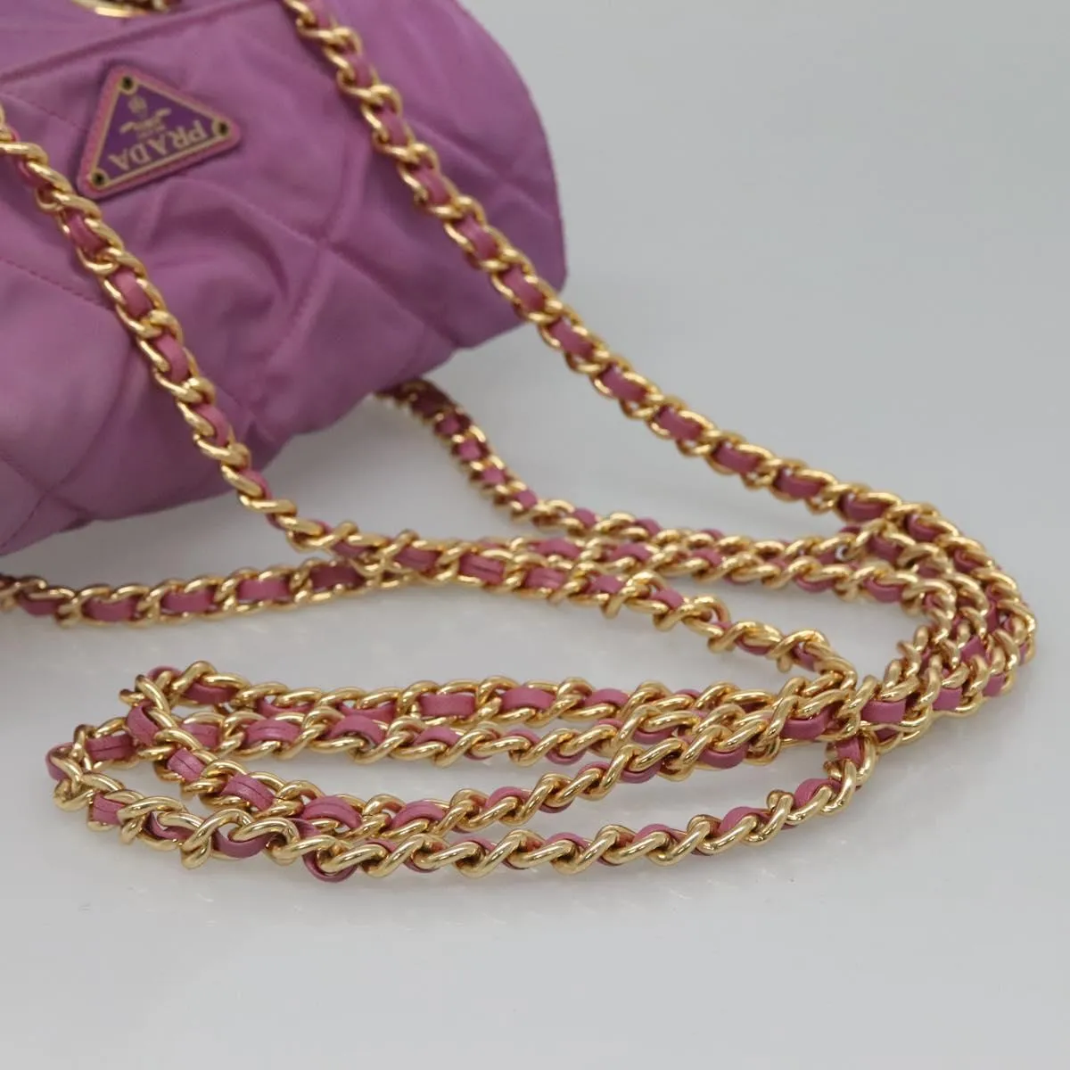 Prada Tessuto Synthetic Shoulder Bag (Pre-Owned)
