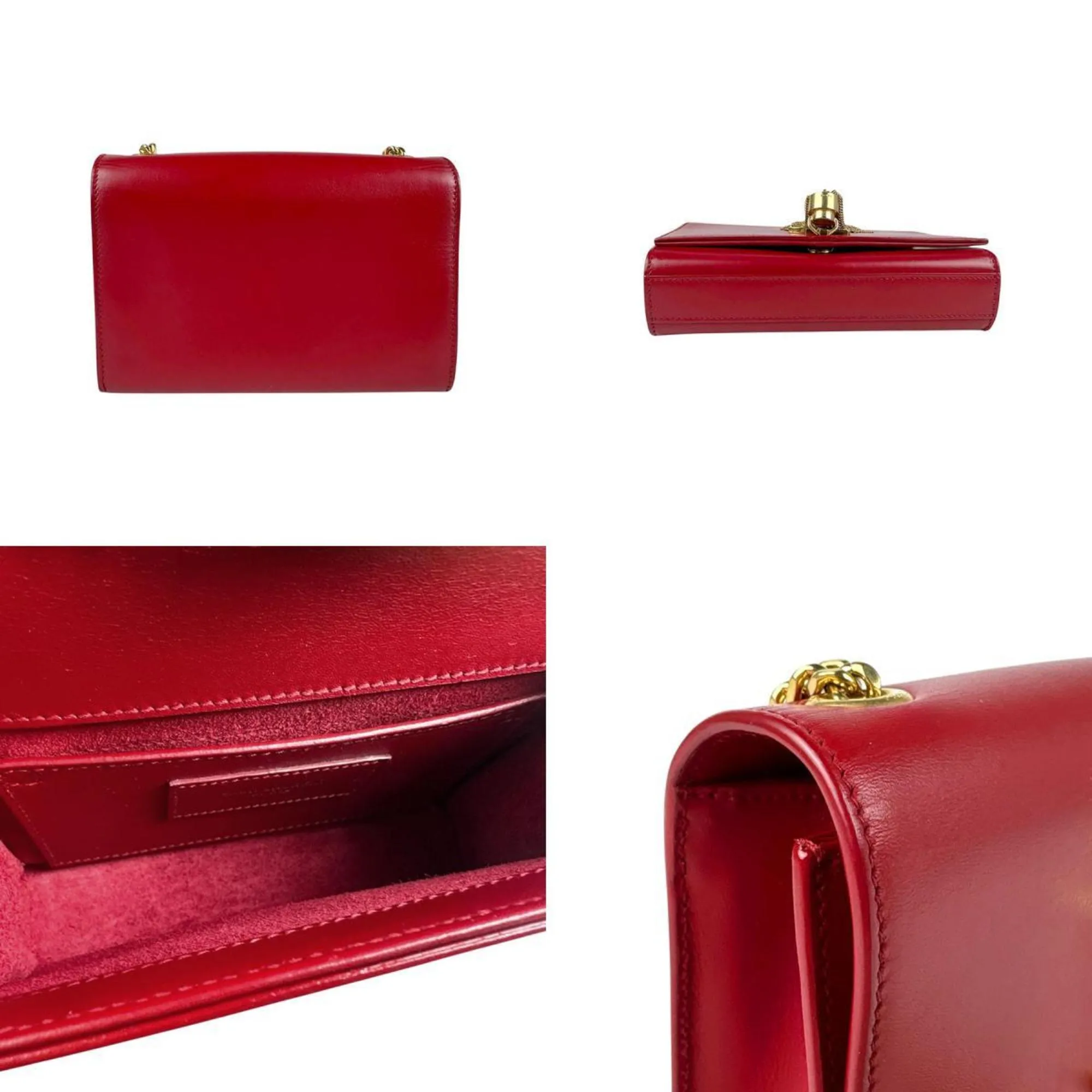 Saint Laurent Leather Shoulder Bag (Pre-Owned)