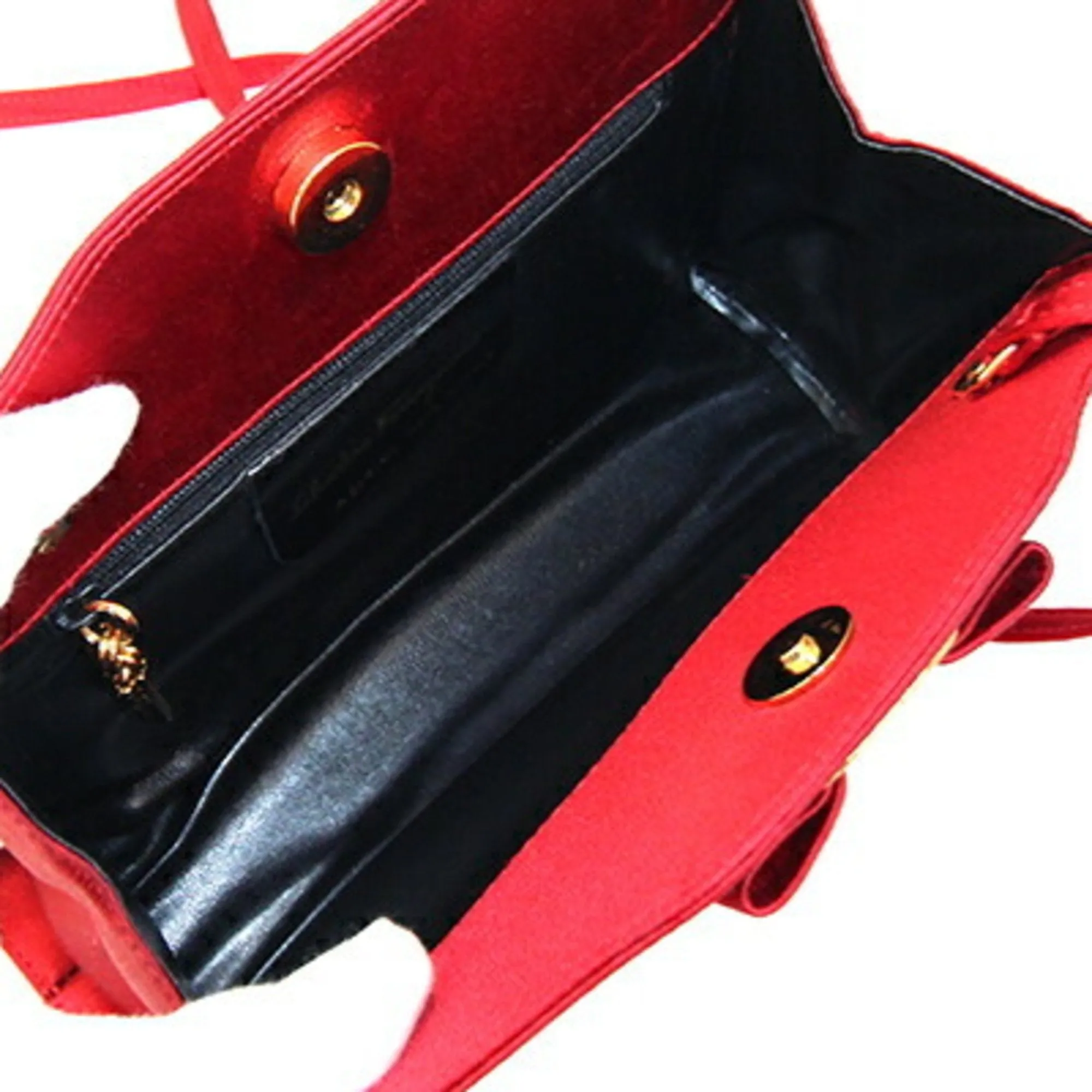 Salvatore Ferragamo  Color Satin Shoulder Bag (Pre-Owned)