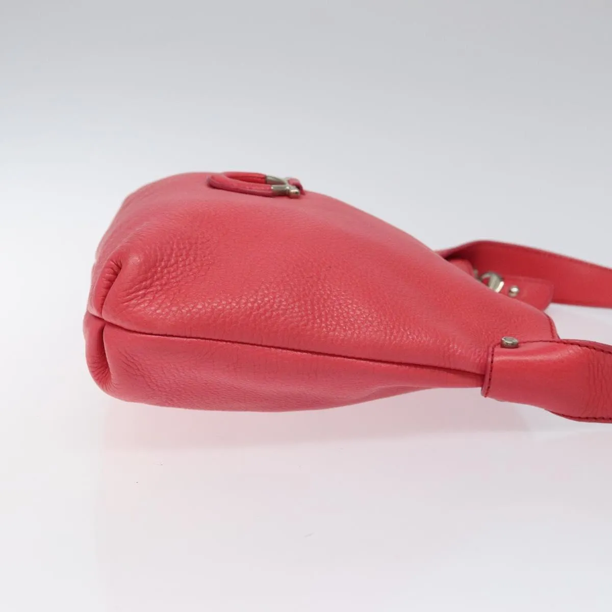 Salvatore Ferragamo Gancini Leather Shoulder Bag (Pre-Owned)