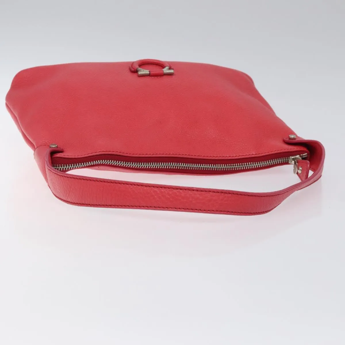 Salvatore Ferragamo Gancini Leather Shoulder Bag (Pre-Owned)
