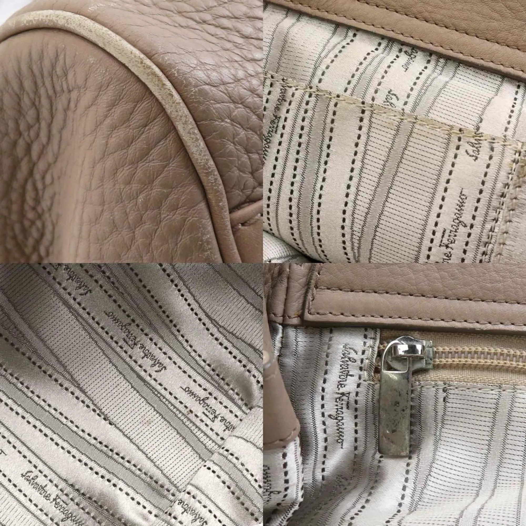 Salvatore Ferragamo  Leather Handbag (Pre-Owned)