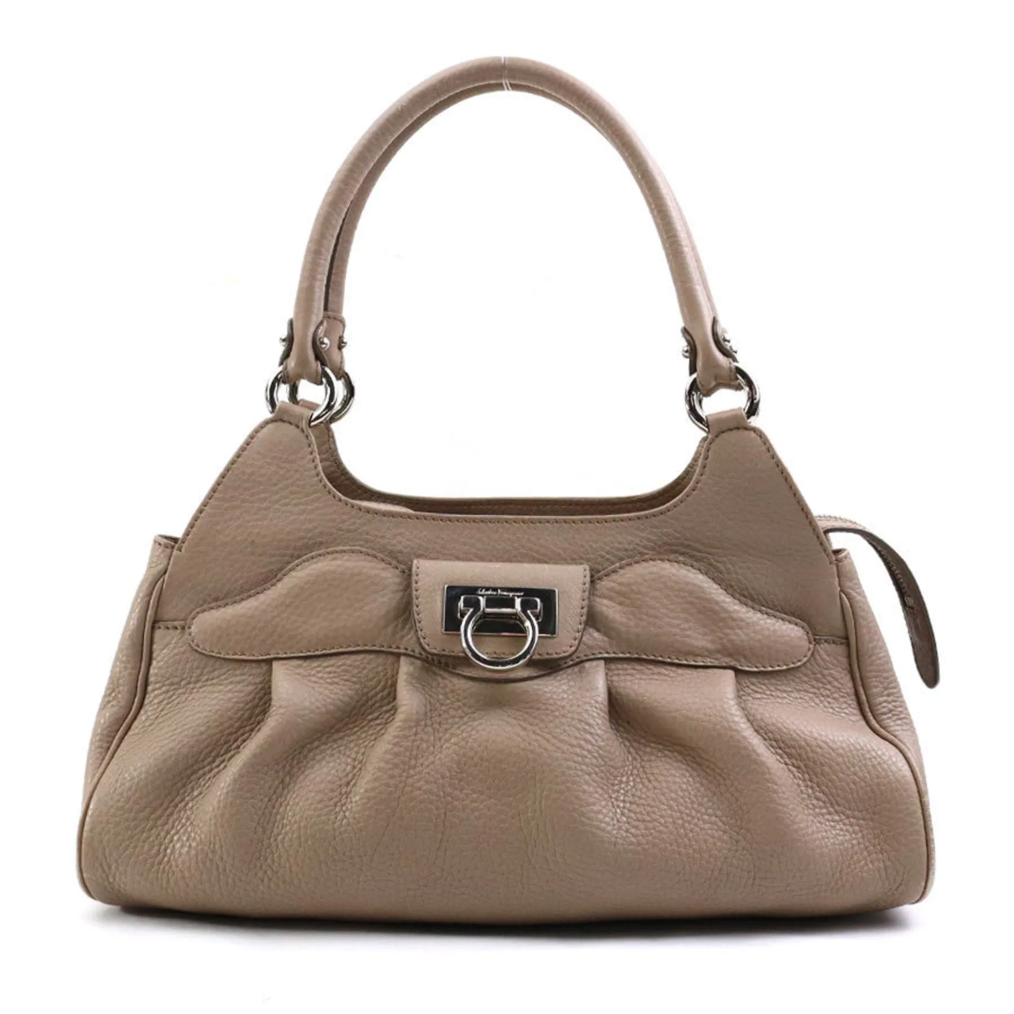Salvatore Ferragamo  Leather Handbag (Pre-Owned)