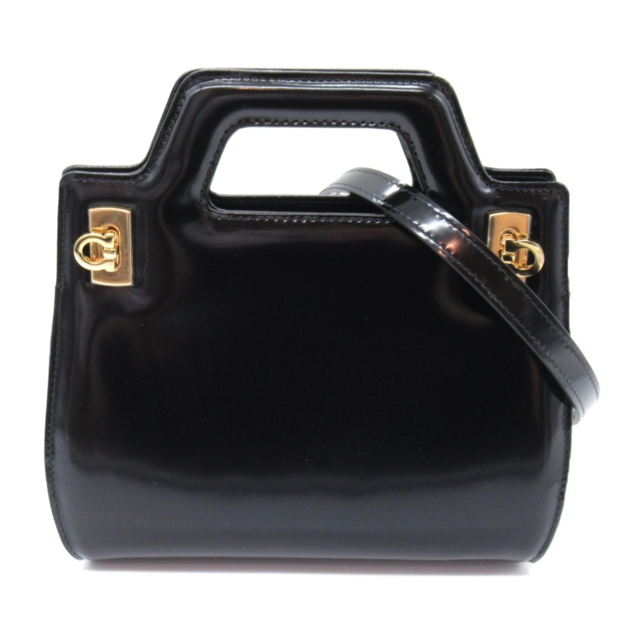 Salvatore Ferragamo Leather Shoulder Bag (Pre-Owned)