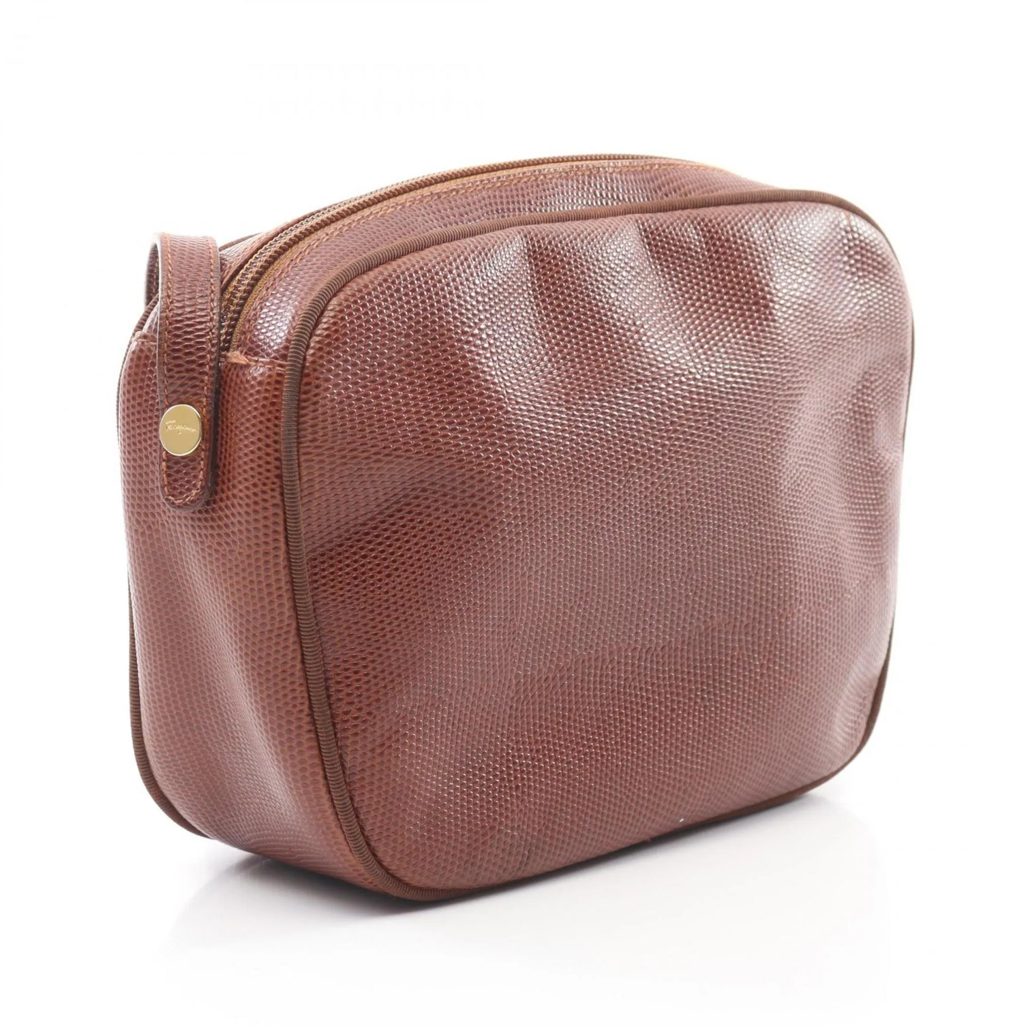Salvatore Ferragamo Leather Shoulder Bag (Pre-Owned)