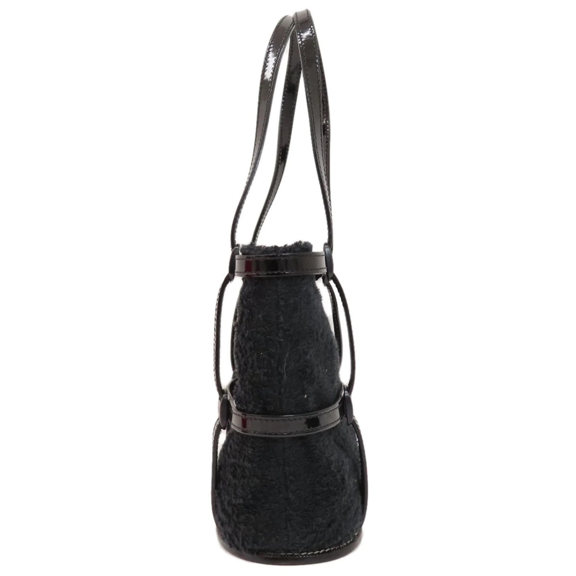 Salvatore Ferragamo  Pile Fabric Handbag (Pre-Owned)