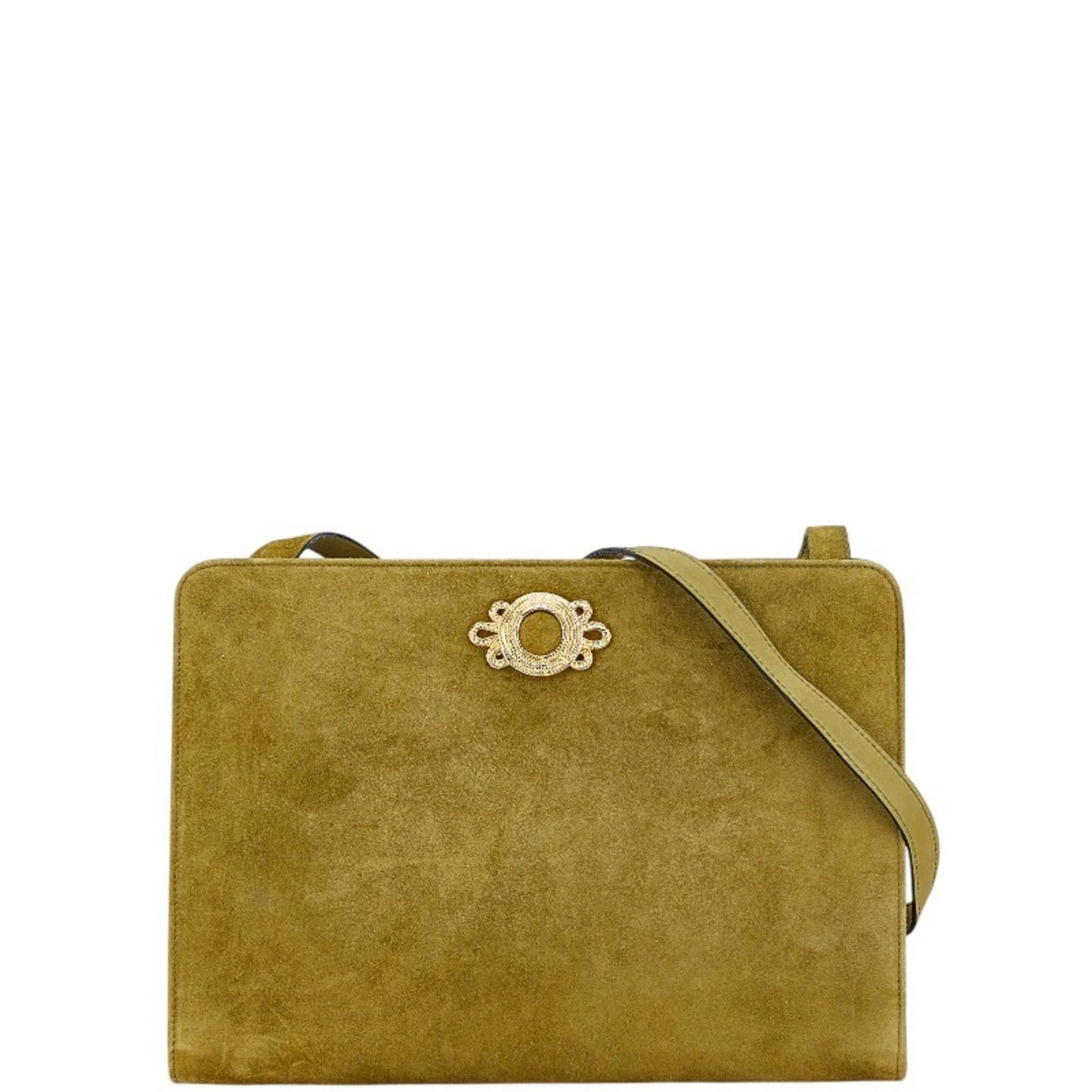 Salvatore Ferragamo  Suede Shoulder Bag (Pre-Owned)