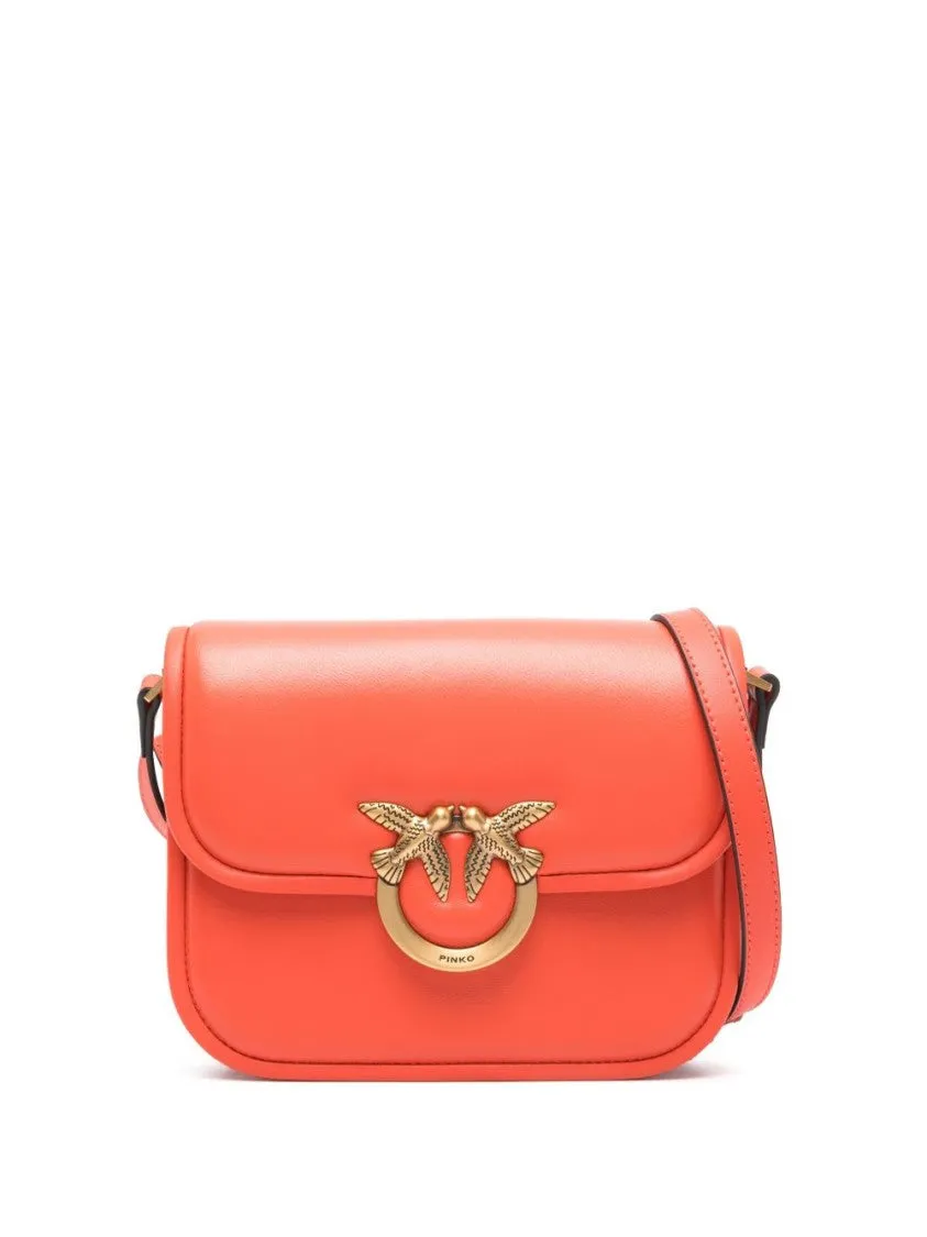 Sunset Orange Foldover Top Bag