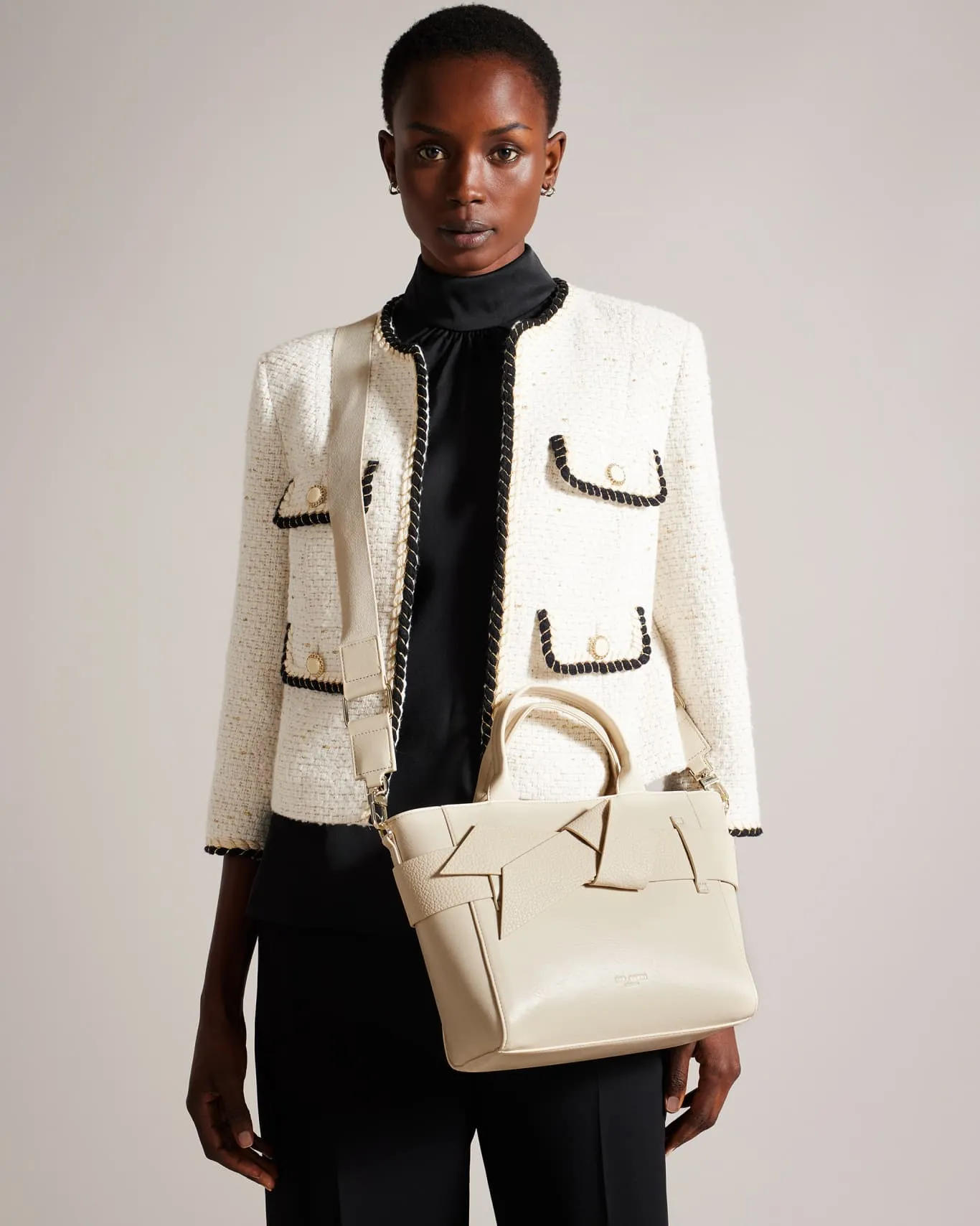 T.E.D B.A.K.E.R Jimsa Faux Leather Bow Crossbody Bag
