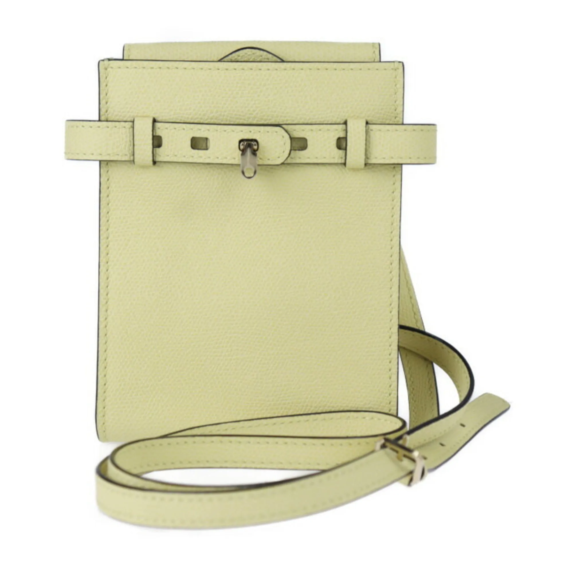 Valextra  Leather Handbag Pochette Shoulder Bag (Pre-Owned)