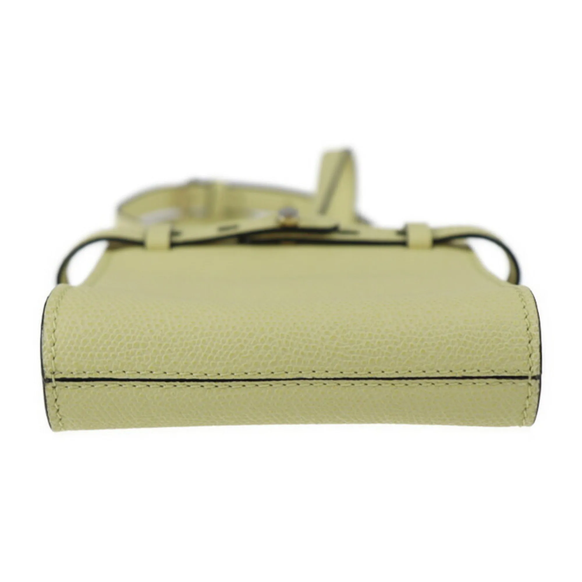 Valextra  Leather Handbag Pochette Shoulder Bag (Pre-Owned)