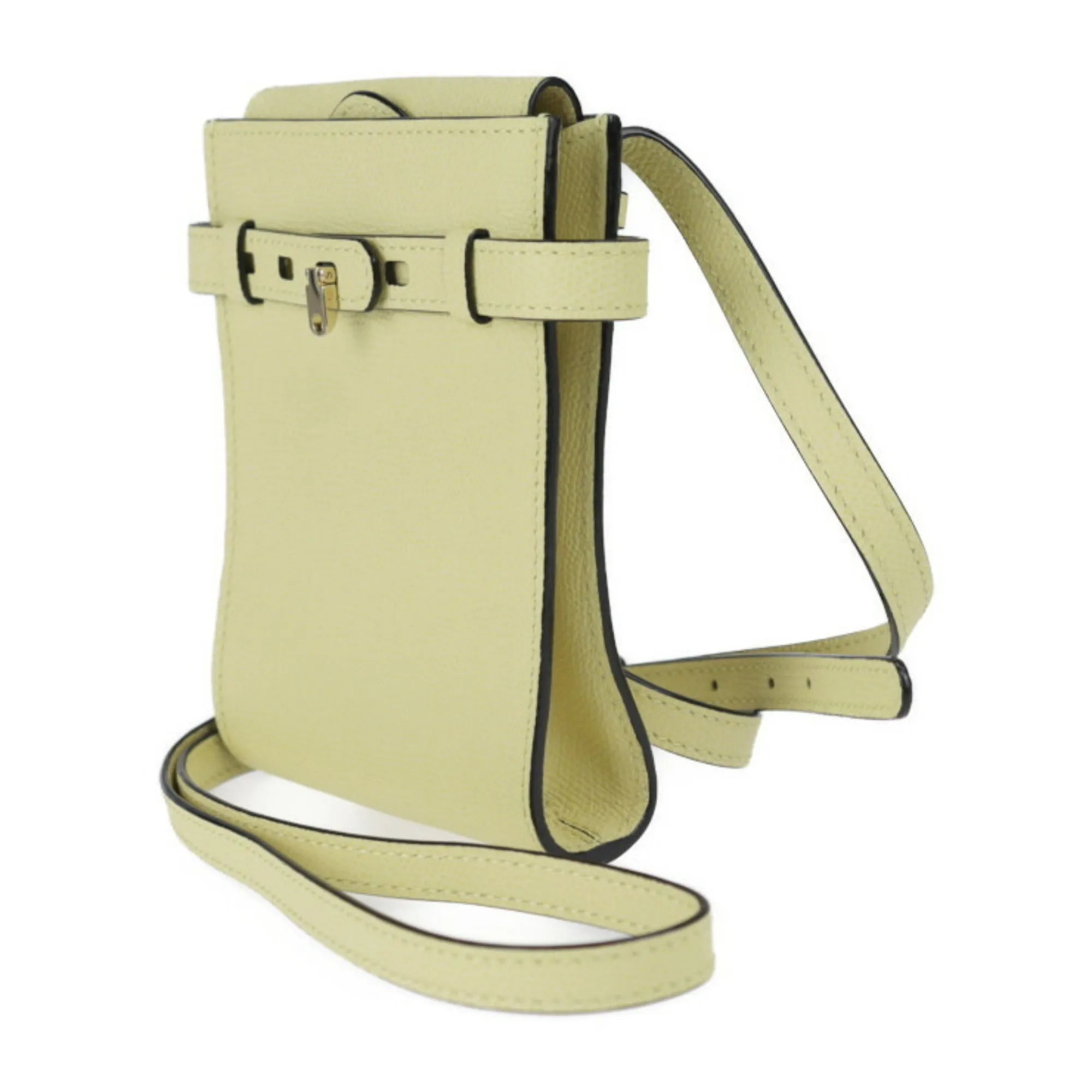 Valextra  Leather Handbag Pochette Shoulder Bag (Pre-Owned)