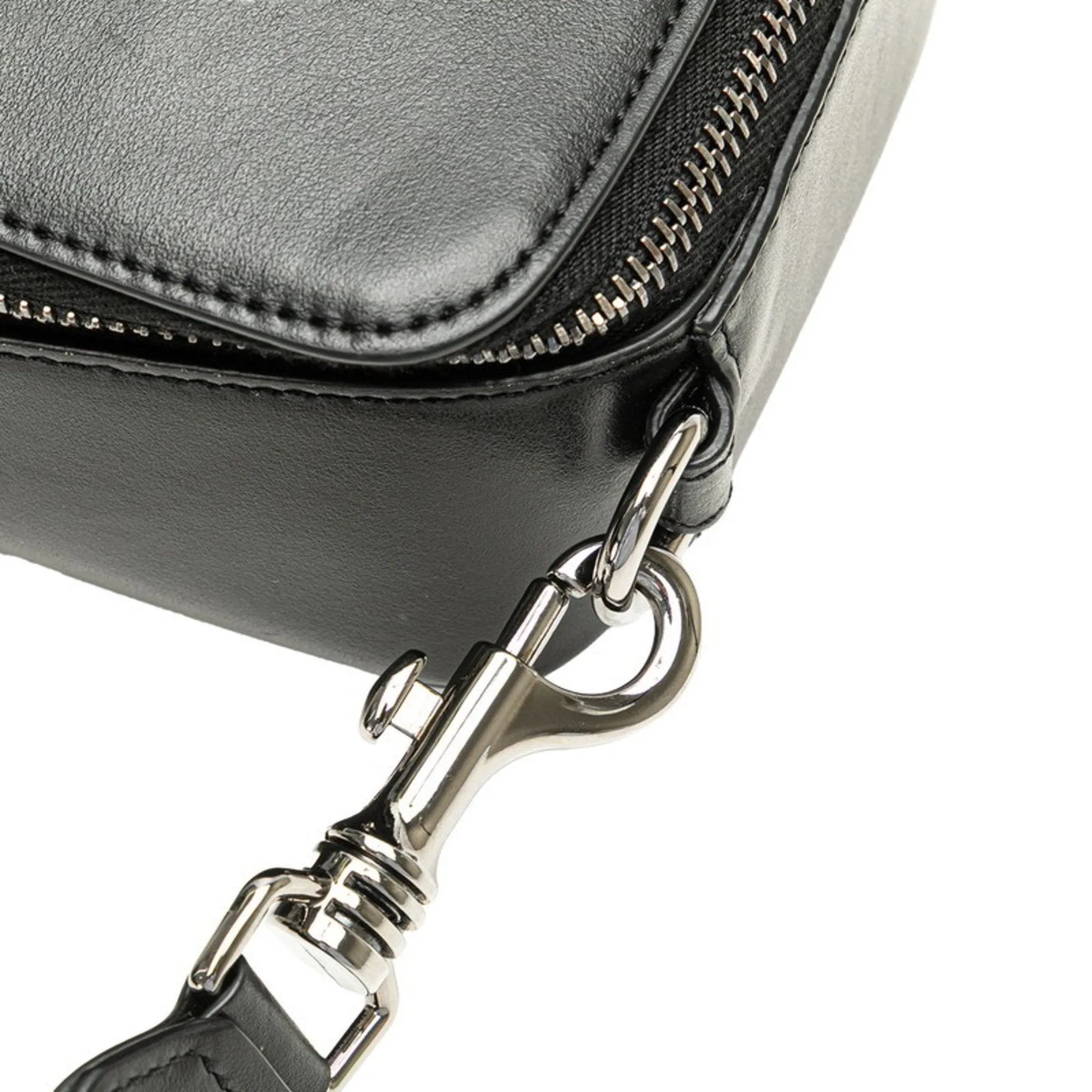 Versace blue Leather Shoulder Bag (Pre-Owned)