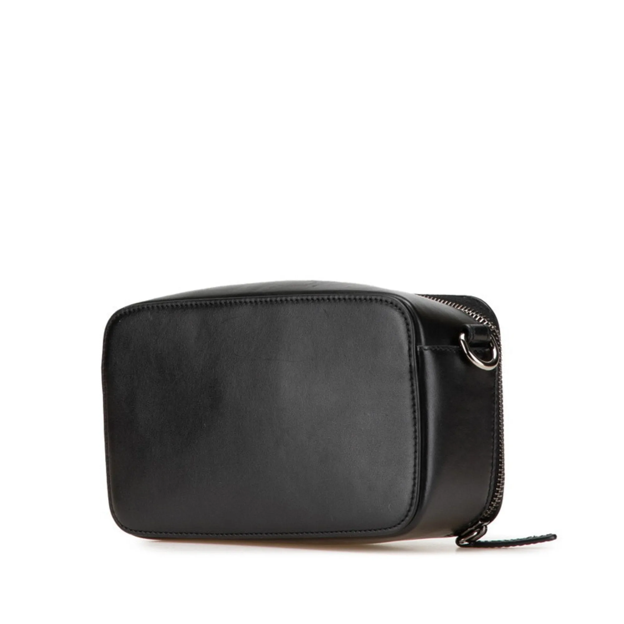 Versace blue Leather Shoulder Bag (Pre-Owned)