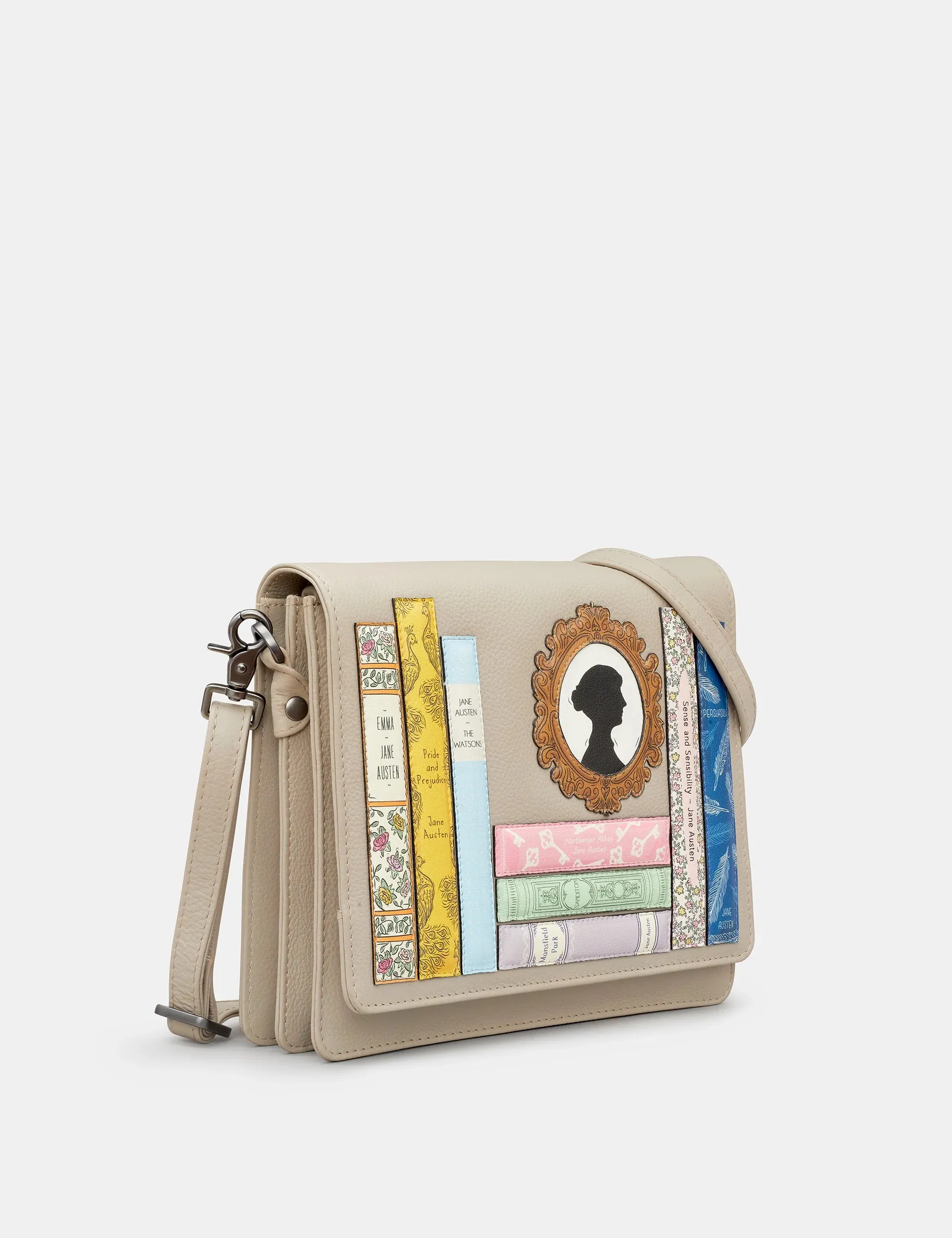 Yoshi YB238 Jane Austen Bookworm triple Flap over bag