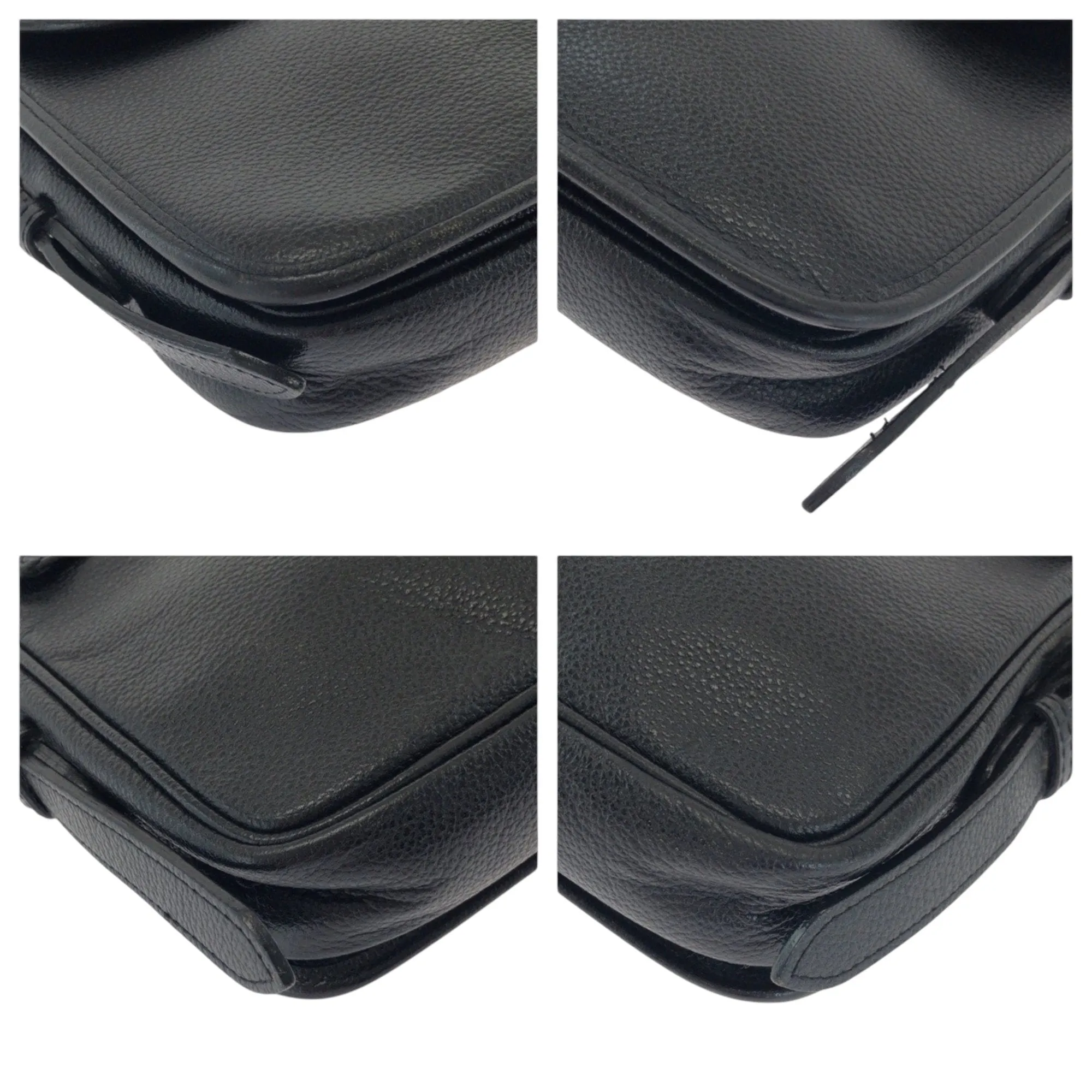 Yves Saint Laurent Leather Pochette Shoulder Bag (Pre-Owned)
